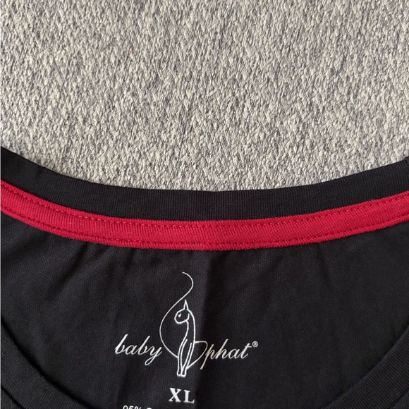 SOLD Baby Phat Black Graphic Tee - Picture 3 of 5